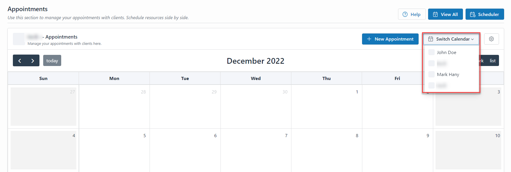LeadCenter Appointments