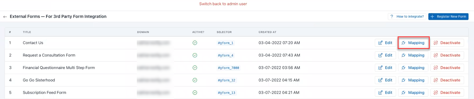 Configuring External Forms Figure 26
