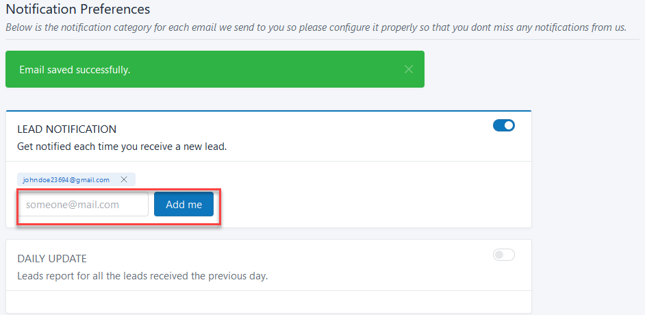Configuring Notifications Figure 04