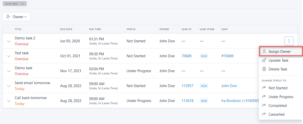 Managing Tasks Figure 59
