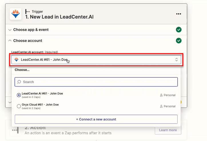 Integration with Zapier Configuration