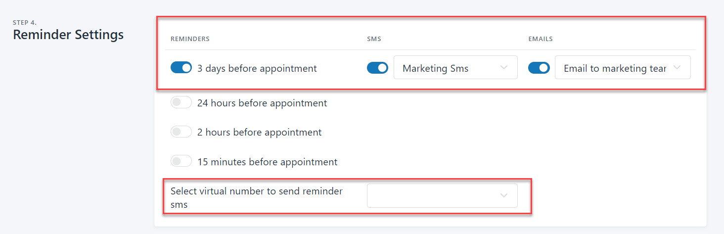Configuring Calendars and Appointments
